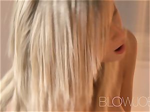 blow-job mind-blowing blonde rewarded for great head