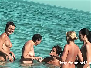 nude beach spycam film mind-blowing arse women nudist beach